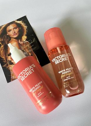 Парфумований набір косметики victoria’s secret white peach mango 🍑🥭оригінал