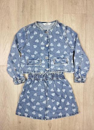 Джинсовий костюм h&m