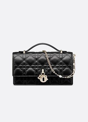Mini bag black cannage lambskin