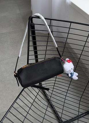 Nappa leather pouch black (ушкоджена коробка)