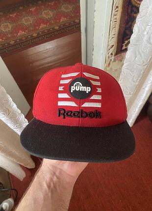 Бейсболка чоловіча вінтажна reebok pump