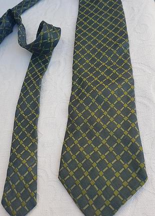 Шелковый галстук в клетку stratford tie rack