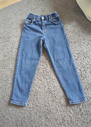 Джинсы мом от zara для мальчика 134 см