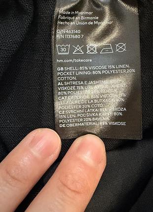 Шорти льон h&m 3
