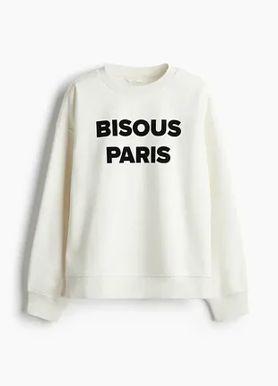 Отличный свитшот с надписью h&amp;m,p. s