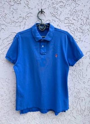 Поло polo ralph lauren оригінал синя футболка теніска поло ральф лорен