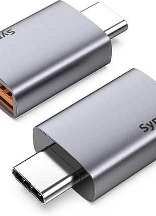 Адаптер syntech usb c на usb 3.2 gen 2, 2 шт., 10 гбіт/с
