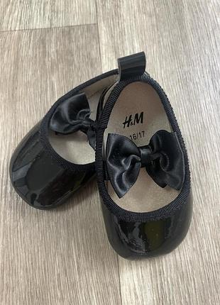 Лакові балетки h&m для дівчинки 🎀 3