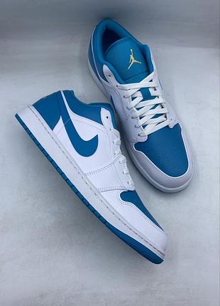 Кроссовки jordan 1 low aquatone (553558-174) оригинал