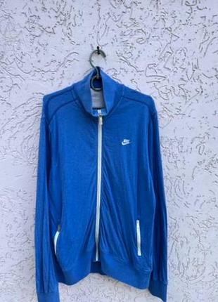 Олімпійка nike оригінал синя кофта чоловічий майстерка найк спортивна куртка