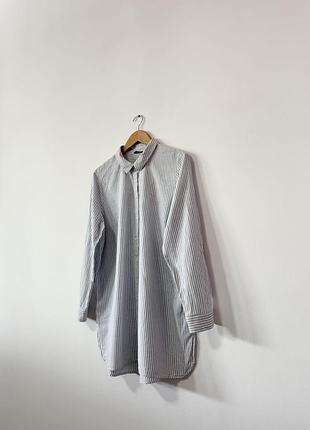 Котонова оверсайз сорочка m&co🌿
