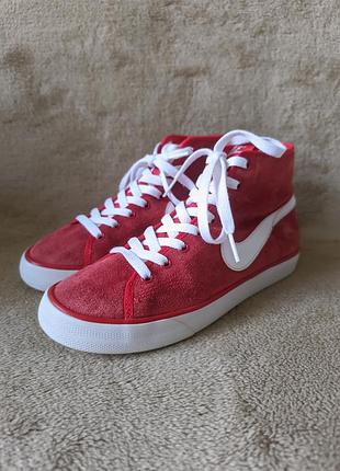 Оригинальные замшевые кеды кроссовки nike primo court mid