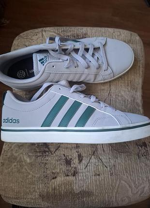 Чоловічі красовки adidas vs pase 2.0, сірого кольору, замінник шкіри