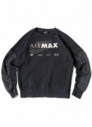 Світшот чоловічий nike air max темно-синій м