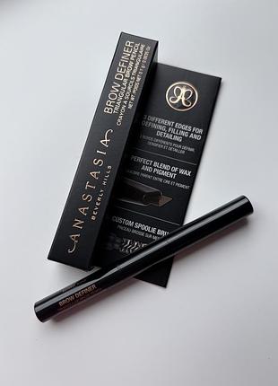 Олівець для брів anastasia beverly hills brow definer 3-in-1 easy define, fill, & detail eyebrow pencil