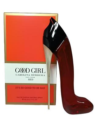 Женская парфюмированная вода good girl carolina herrera red (гуд герл каролина херера ред) 80 мл