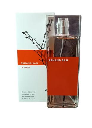 Женская туалетная вода armand basi in red (арманд баси ин ред) 100мл