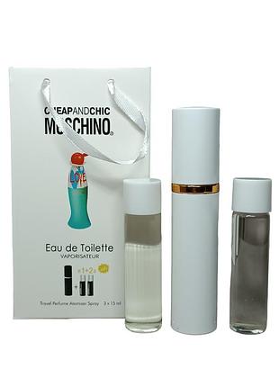 Духи женские (версия moschino cheap & chic i love love) 3*15 мл.