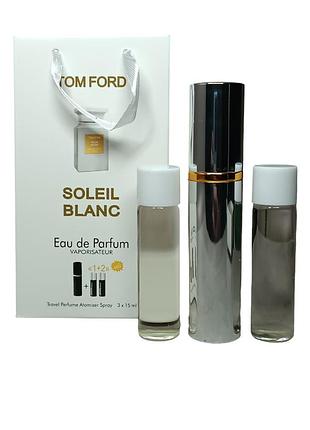 Духи унисекс (версия tom ford soleil blanc) 3*15 мл.
