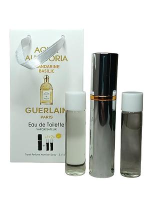 Духи женские (версия guerlain aqua allegoria mandarine basilic) 3*15 мл.