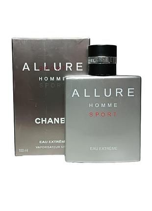 Чоловіча туалетна вода chanel allure homme sport eau extreme (шанель аллюре хом спорт екстрим) 100 мл