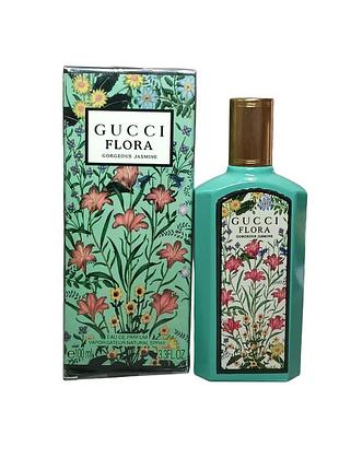 Парфюм женский premium gucci flora by gucci gorgeous jasmine (гуччи жасмин) 100 мл.