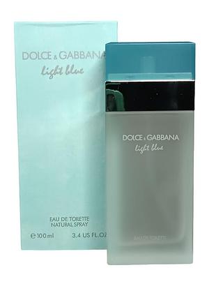 Уценка! женская туалетная вода dolce & gabbana light blue (дольче габбана лайт блу) 100 мл