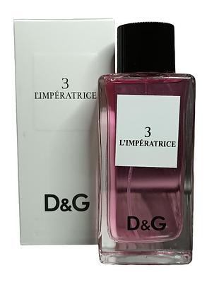 Женская туалетная вода dolce&gabbana 3 l`imperatrice (дольче габбана императрица) 100 мл