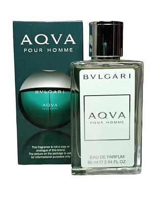Мужской парфюм (версия bvlgari aqva pour homme) 60 мл