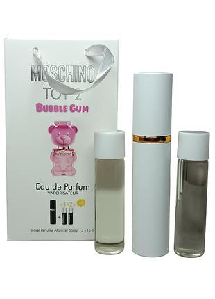Духи женские (версия moschino toy 2 bubble gum) 3*15 мл.