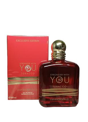 Чоловічий парфум armani emporio armani stronger with you tobacco (стронгер тобако) 100 мл