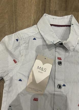Сорочка m&s на 6-9 міс 3