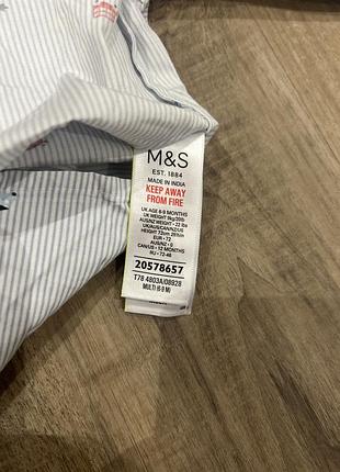 Сорочка m&s на 6-9 міс 4