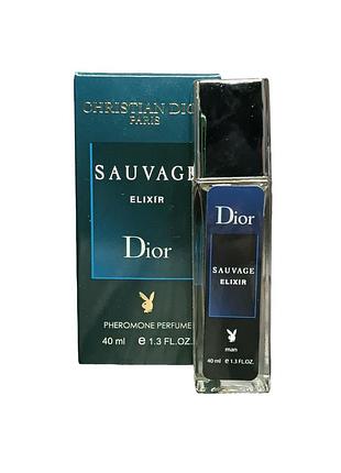 Парфуми чоловічі (версія dior sauvage elixir parfum) pheromone parfum 40 мл.