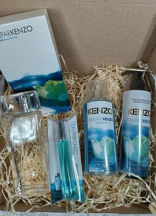 Подарунковий набір kenzo l'eau kenzo pour femme (кензо пур фем)