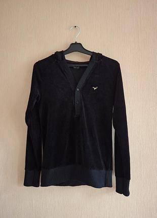Стильний чоловічий кардиган zara man з капюшоном.