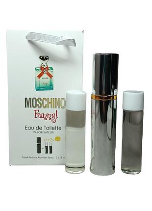 Духи женские (версия moschino funny) 3*15 мл.