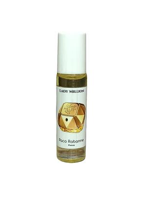 Олійний парфум жіночий (версія paco rabanne lady million) 10 мл.