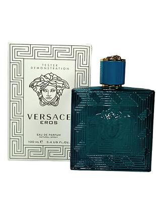 Тестер чоловічий парфумована вода versace eros (версаче ерос) 100 мл