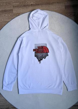 Худі the north face біле