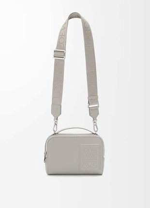 Loewe mini crossbody camera bag silver 18x12x7 2