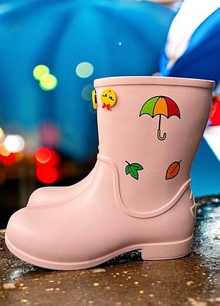 Резиновые сапоги для девочки jose amorales розовый (ja123155 pink (34-35 (21,5 см))