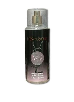 Парфумований спрей для тіла жіночий (версія yves saint laurent black opium exclusive) 275 мл