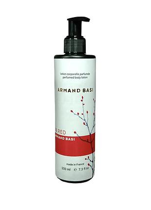 Парфюмированный лосьон для тела (версия armand basi in red) brand collection 200 мл