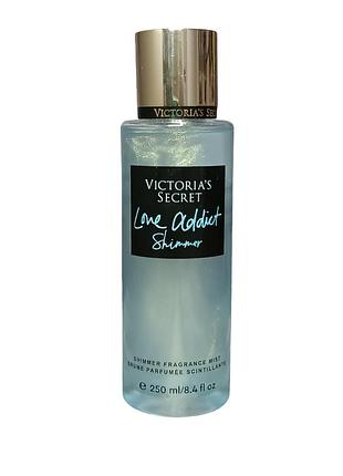 Парфумований спрей для тіла victoria`s secret love addict shimmer 250 мл