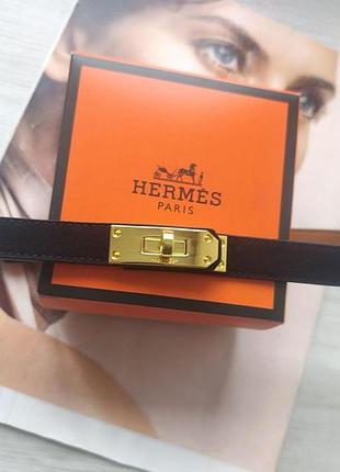 Трендовый замшевый узкий ремень herme black/gold