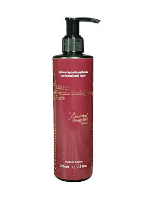 Парфюмированный лосьон для тела (версия maison francis kurkdjian baccarat rouge 540 extrait de parfum) brand collection