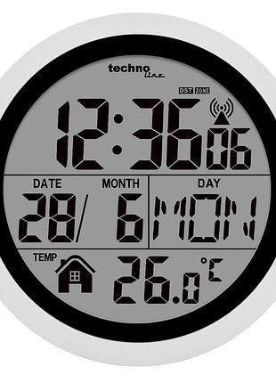 Часы настенные technoline wt3005 bath clock silver (wt3005)