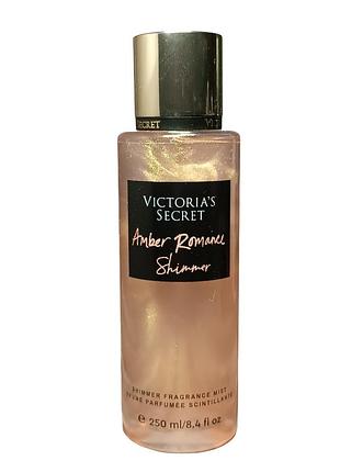 Парфюмированный спрей для тела victoria`s secret amber romance shimmer 250 мл