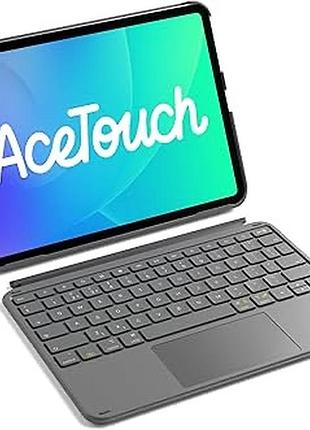 Чехол-клавиатура inateck kb04122 для ipad air 4 / 5 / 11" m2 / pro 11" bluetooth (сток из германии)